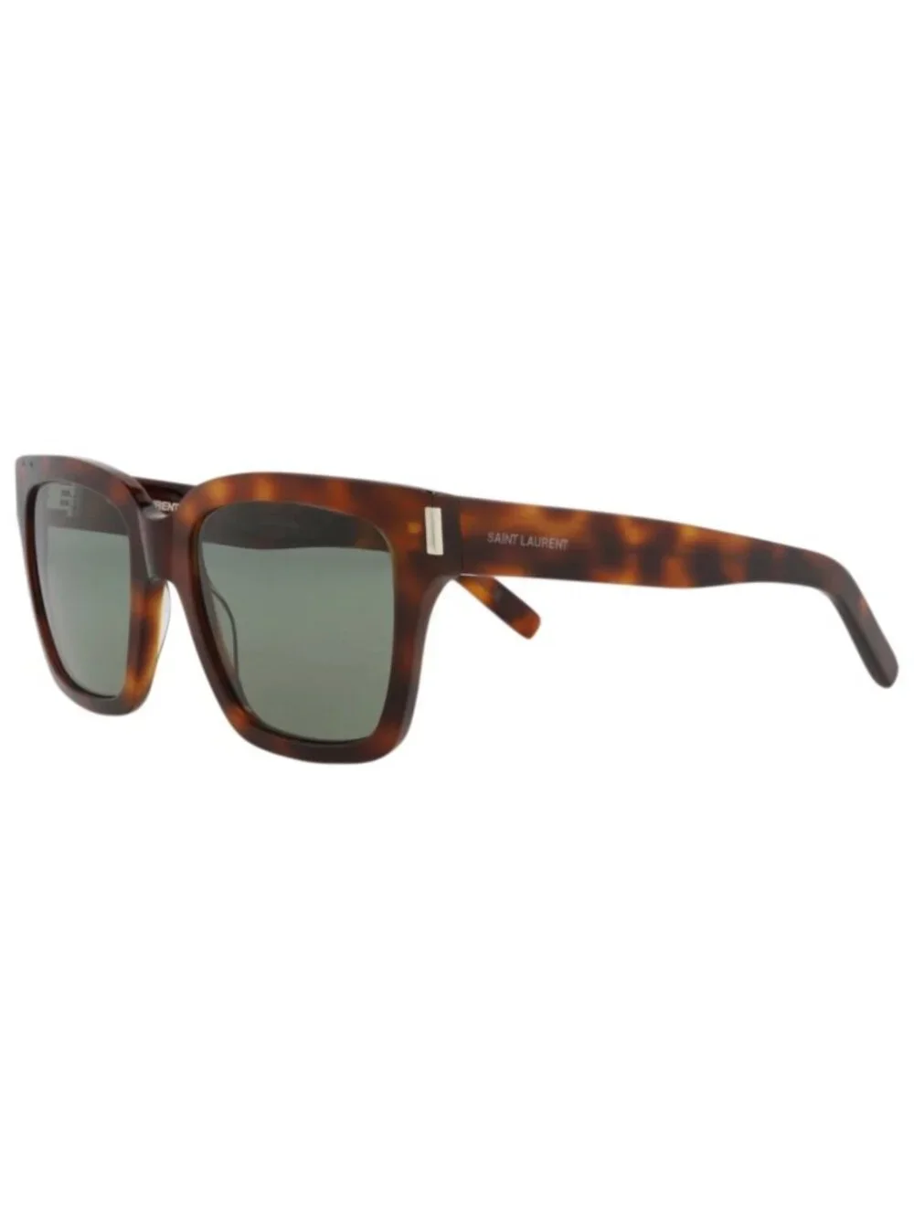 New Saint Laurent Women's Sunglasses Square Rectangle Acetate Frame Unisex Green